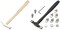 Cross-Peen Hammer & Small Precision Hammer Set with 11 Heads Silversmith Hammer Jewelry Making Tool